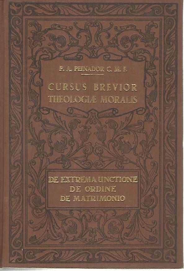 Cursus Brevior Theologiae Moralis - copertina