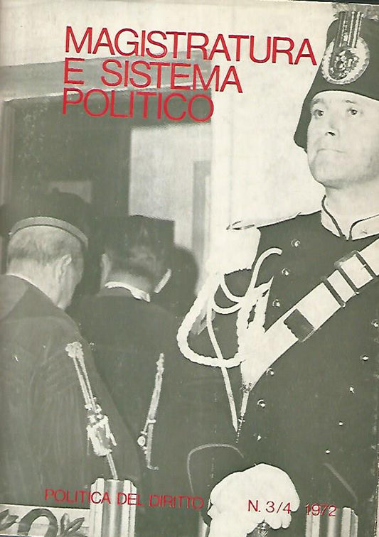 Magistratura e sistema politico - copertina