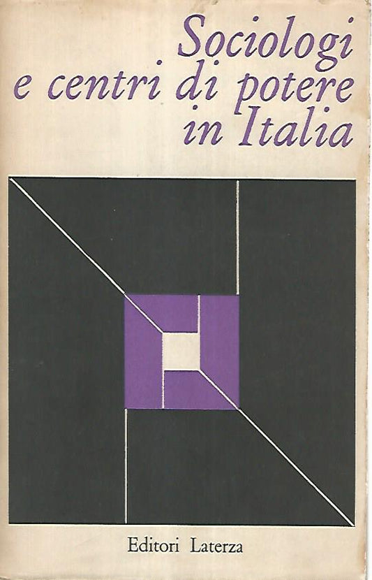 Sociologia e centri di potere in Italia - copertina
