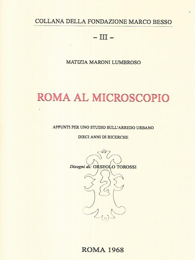 Roma al microscopio - copertina