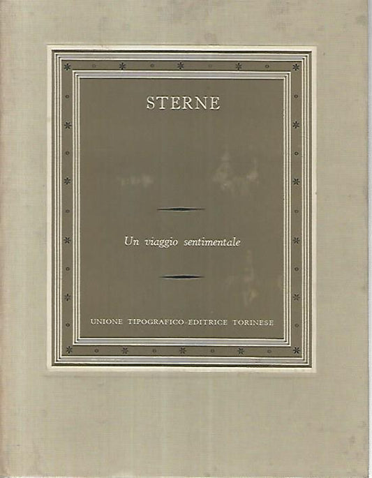 Un viaggio sentimentale - copertina