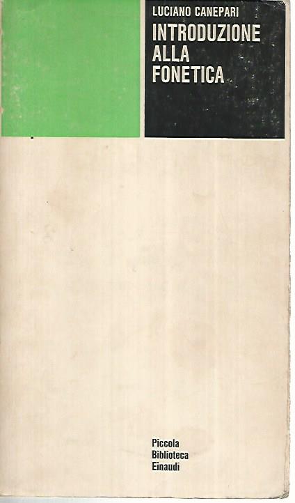 Introduzione alla fonetica - copertina