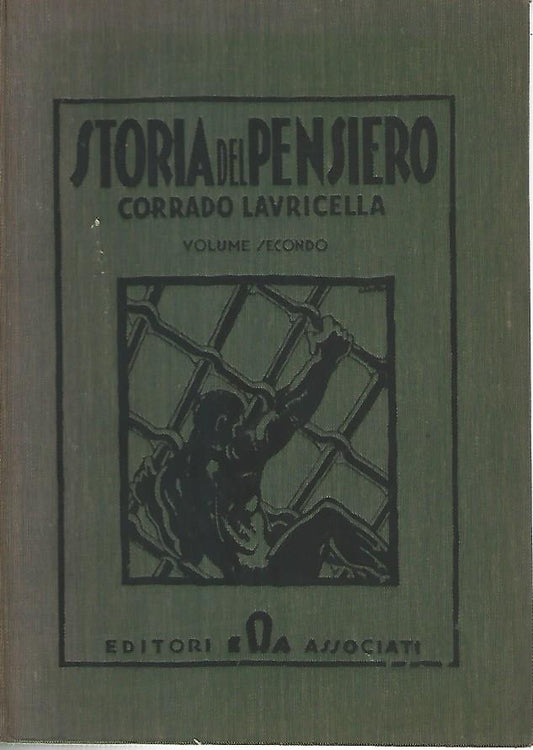 Storia del pensiero. Volume secondo - copertina