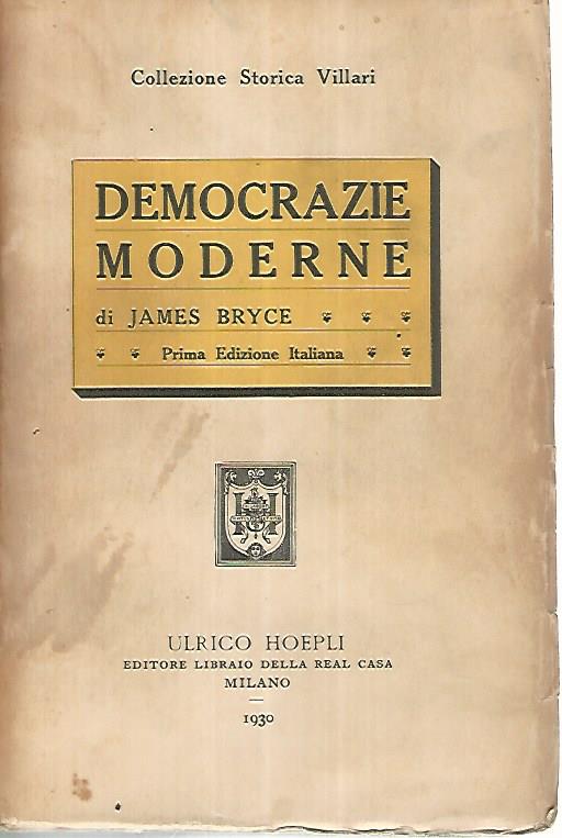 Democrazie moderne - copertina
