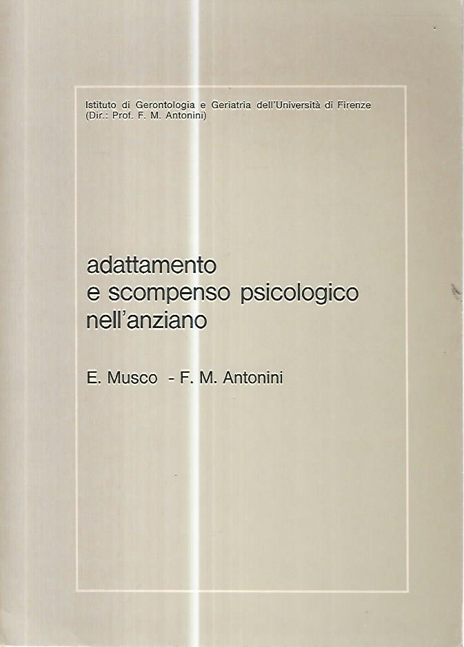 Adattamento e scompenso psicologico nell'anziano - copertina