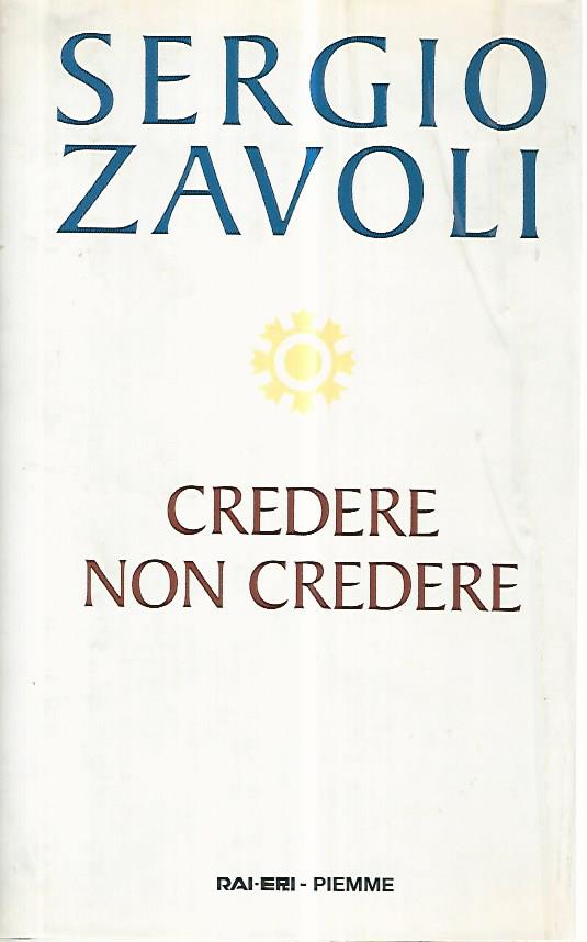 Credere non credere - copertina