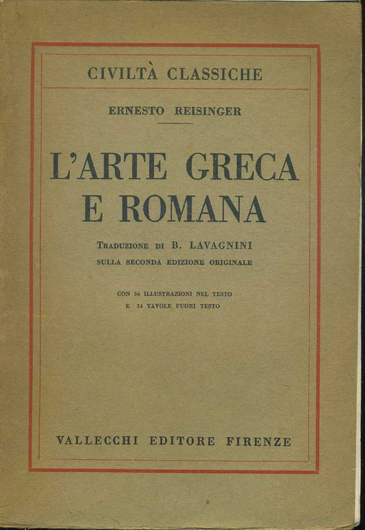L'arte greca e romana - copertina