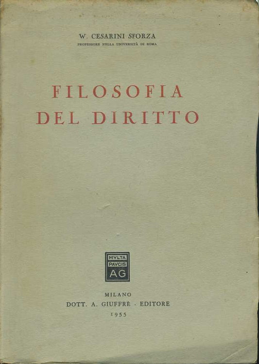 Filosofia del diritto - copertina
