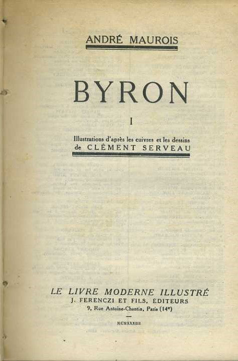 Byron - copertina