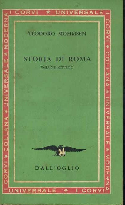 Storia di Roma. Volume settimo - copertina