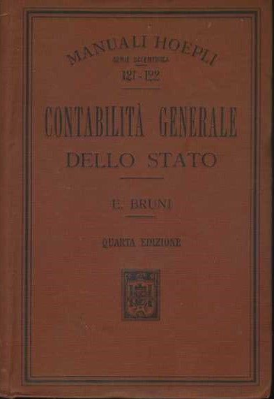 Contabilità generale dello stato - copertina