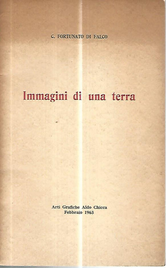 Immagini di una terra - copertina