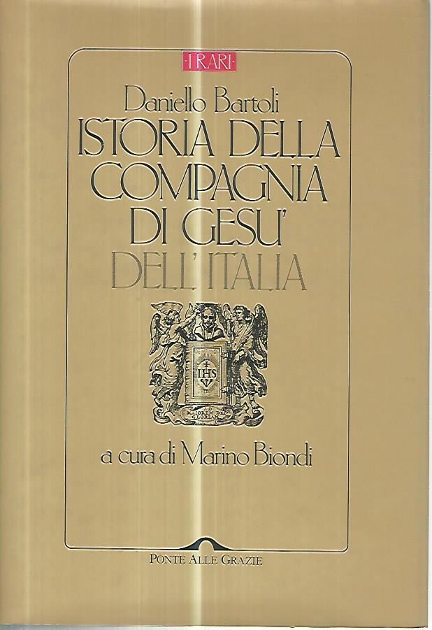 Istoria della compagnia di Gesù dell'Italia - copertina