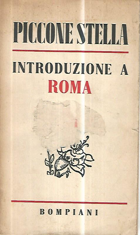 Introduzione a Roma - copertina