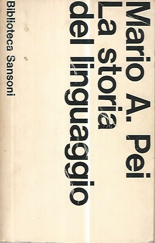 La storia del linguaggio - copertina