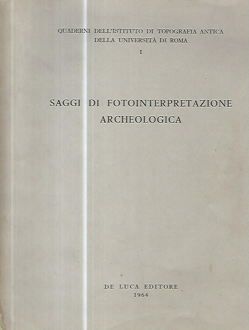 Saggi di fotointerpretazione archeologica - copertina