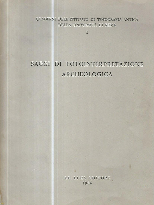 Saggi di fotointerpretazione archeologica - copertina