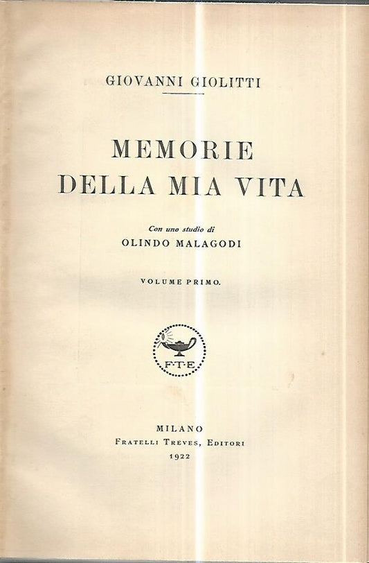 Memorie della mia vita. Voll.1-2 - copertina
