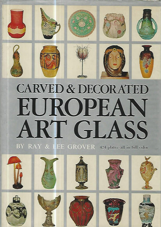Carved & decorated european art glass - copertina