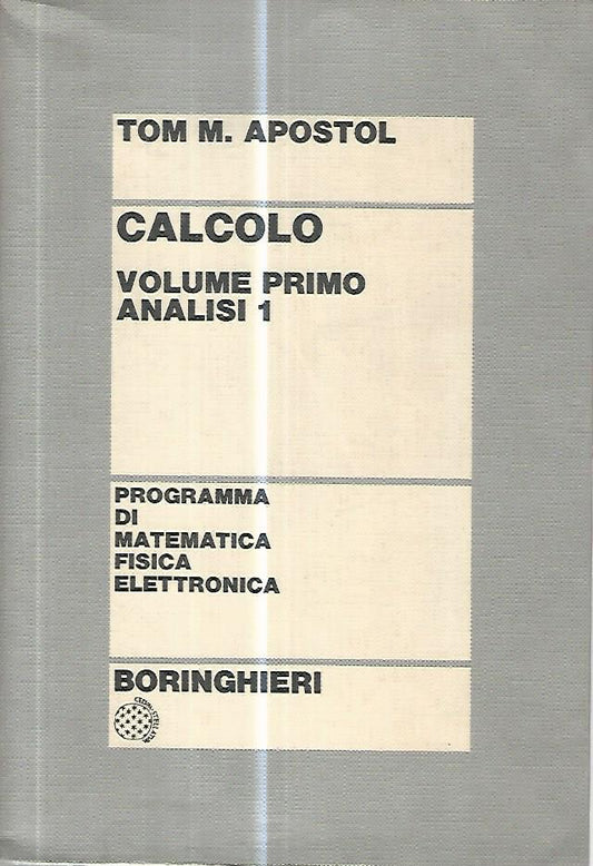 Calcolo. Volume primo. Analisi 1 - copertina