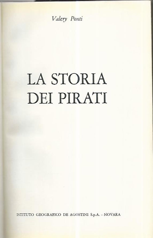 La storia dei pirati - copertina