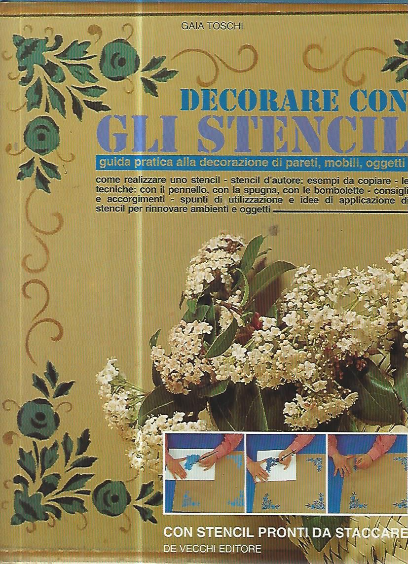 Decorare con gli stencil - copertina