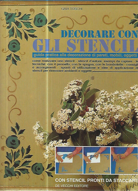 Decorare con gli stencil - copertina