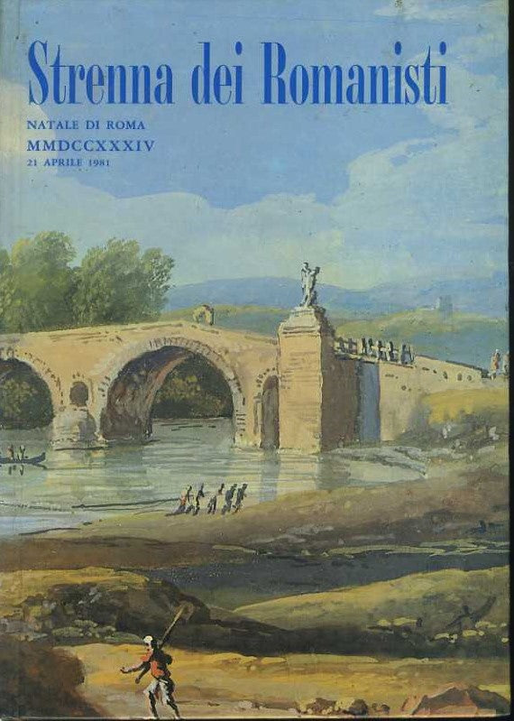 Strenna dei romanisti. Natale di Roma 1981 - copertina