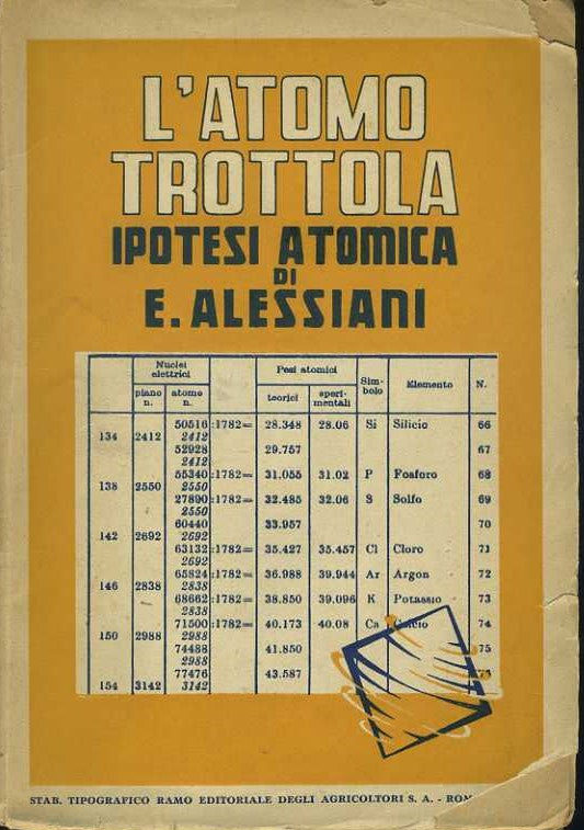 L'atomo trottola. Ipotesi atomica - copertina