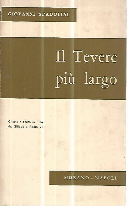 Il Tevere più largo - copertina