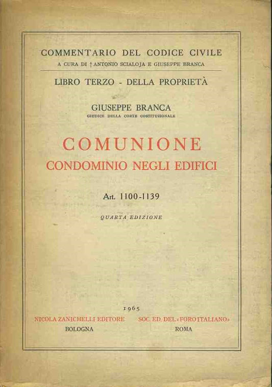 Comunione condominio negli edifici - copertina
