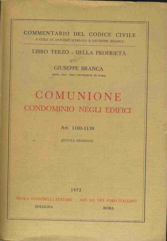Comunione condominio negli edifici - copertina
