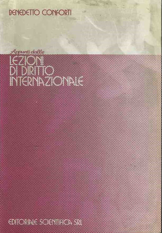 Appunti delle lezioni di diritto internazionale - copertina