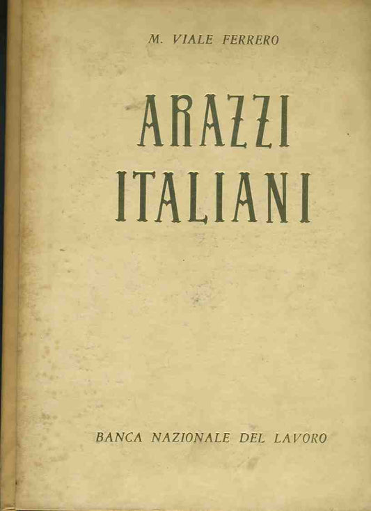 Arazzi italiani - copertina