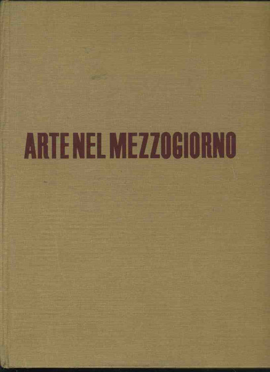 Arte nel mezzogiorno - copertina