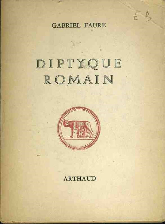 Diptyque romain - copertina
