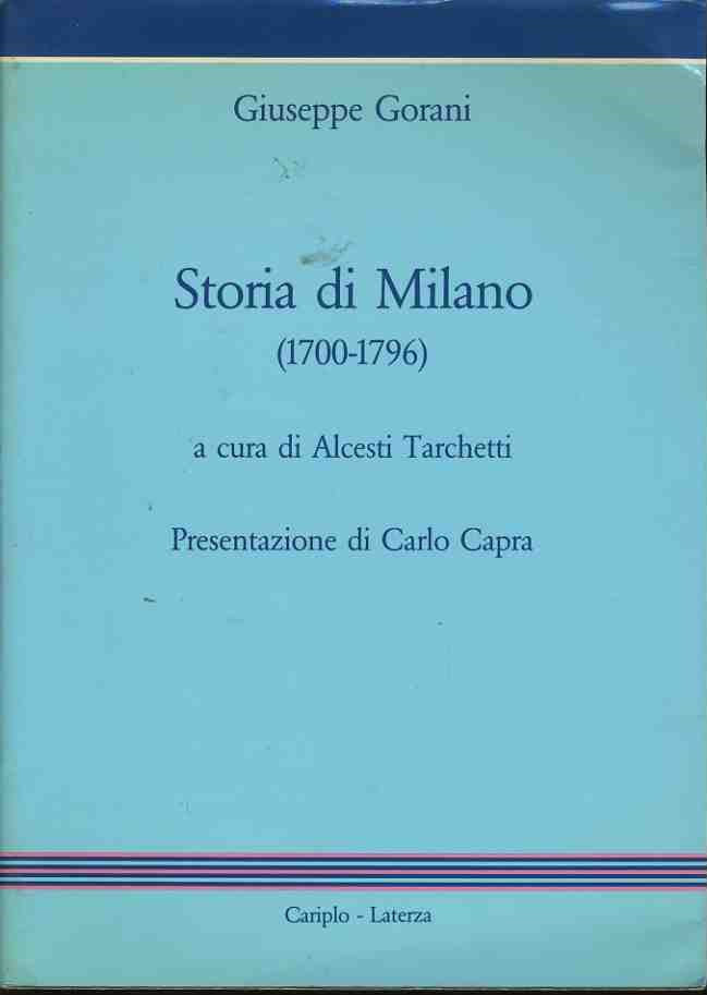 Storia di Milano ( 1700-1796) - copertina