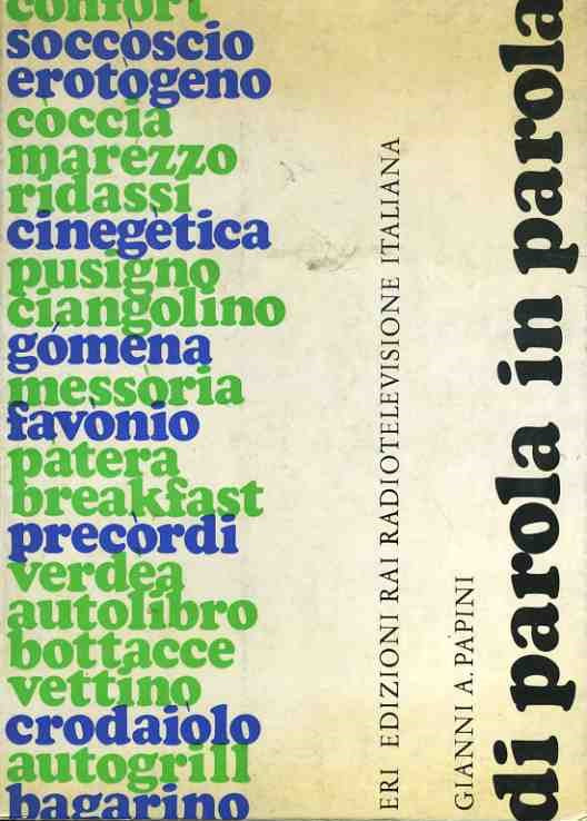 Di parola in parola - copertina