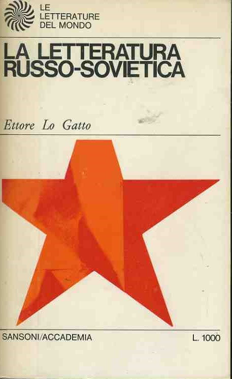 La letteratura russo sovietica - copertina