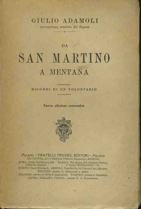 Da San Martino a Mentana - copertina