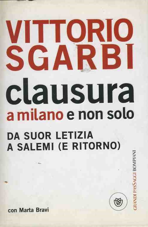 Clausura a Milano e non solo - copertina