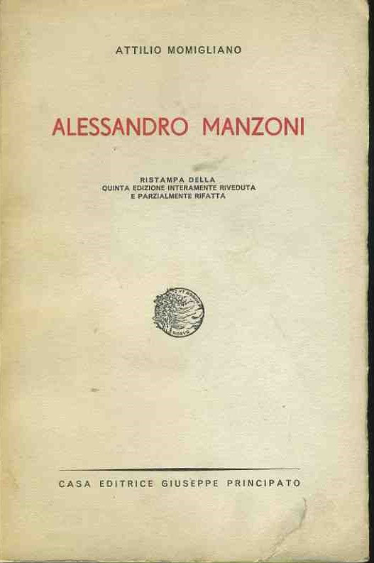 Alessandro Manzoni - copertina