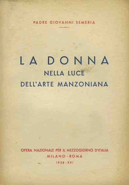 La donna nella luce dell'arte manzoniana - copertina