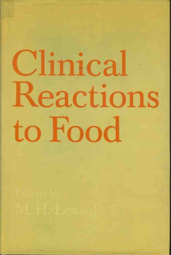 Clinical reactions to food - copertina