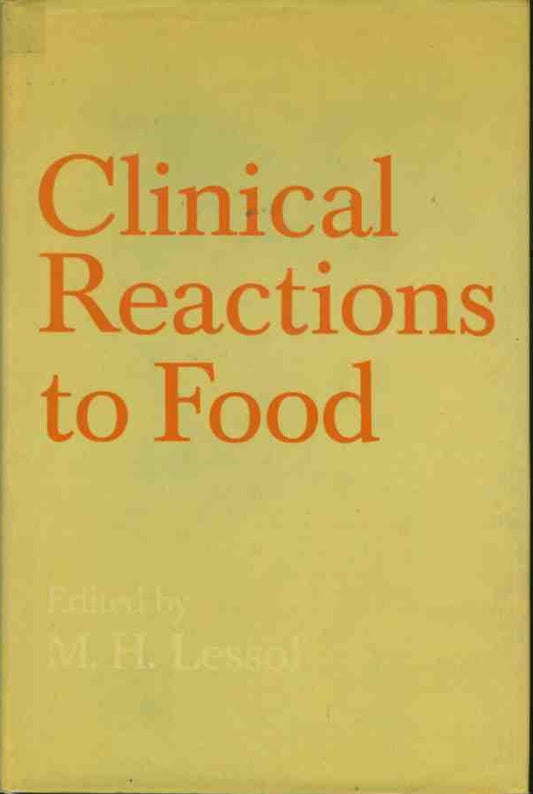 Clinical reactions to food - copertina