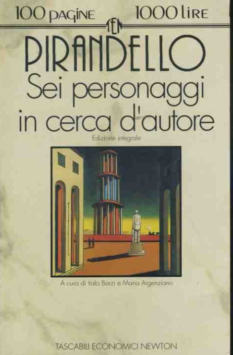 Sei personaggi in cerca di autore - copertina