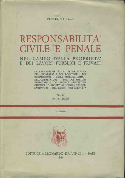 Responsabilità civile e penale. Volume II - copertina