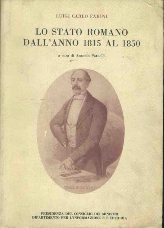 Lo stato romano dall'anno 1815 al 1850 - copertina