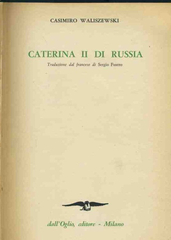 Caterina II di Russia - copertina