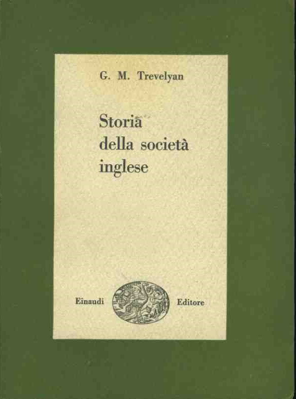 Storia della società inglese - copertina